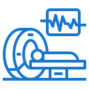CT scanner icon — advanced diagnostic equipment at KDRC Pokhara